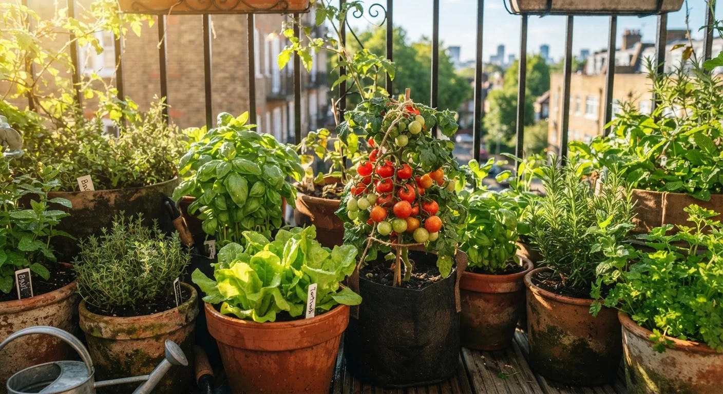 Container Gardening: Growing Vegetables and Herbs in Small Spaces