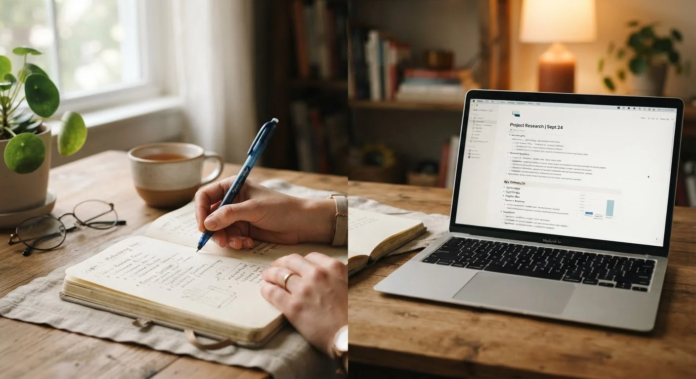 Digital vs. Paper Notes: What Studies Say About Learning Outcomes