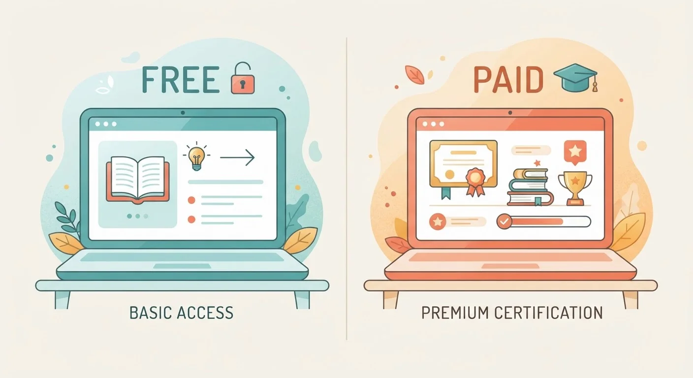 Free vs. Paid Online Courses: What the Price Tag Does and Doesn't Tell You