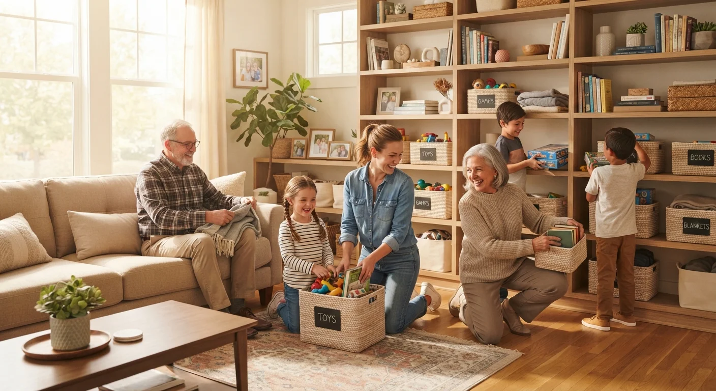 Getting the Whole Household On Board With Staying Organized