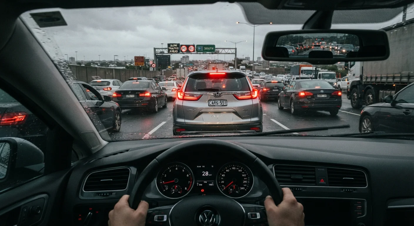 How Tailgating Turns Minor Slowdowns Into Multi-Car Pileups