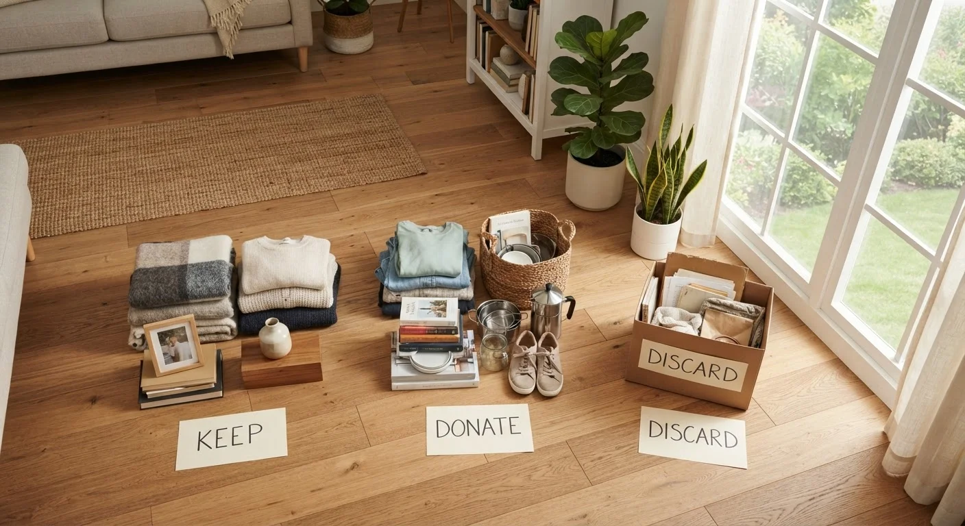 Sorting Before Storing: Why the Order You Tackle Decluttering Matters