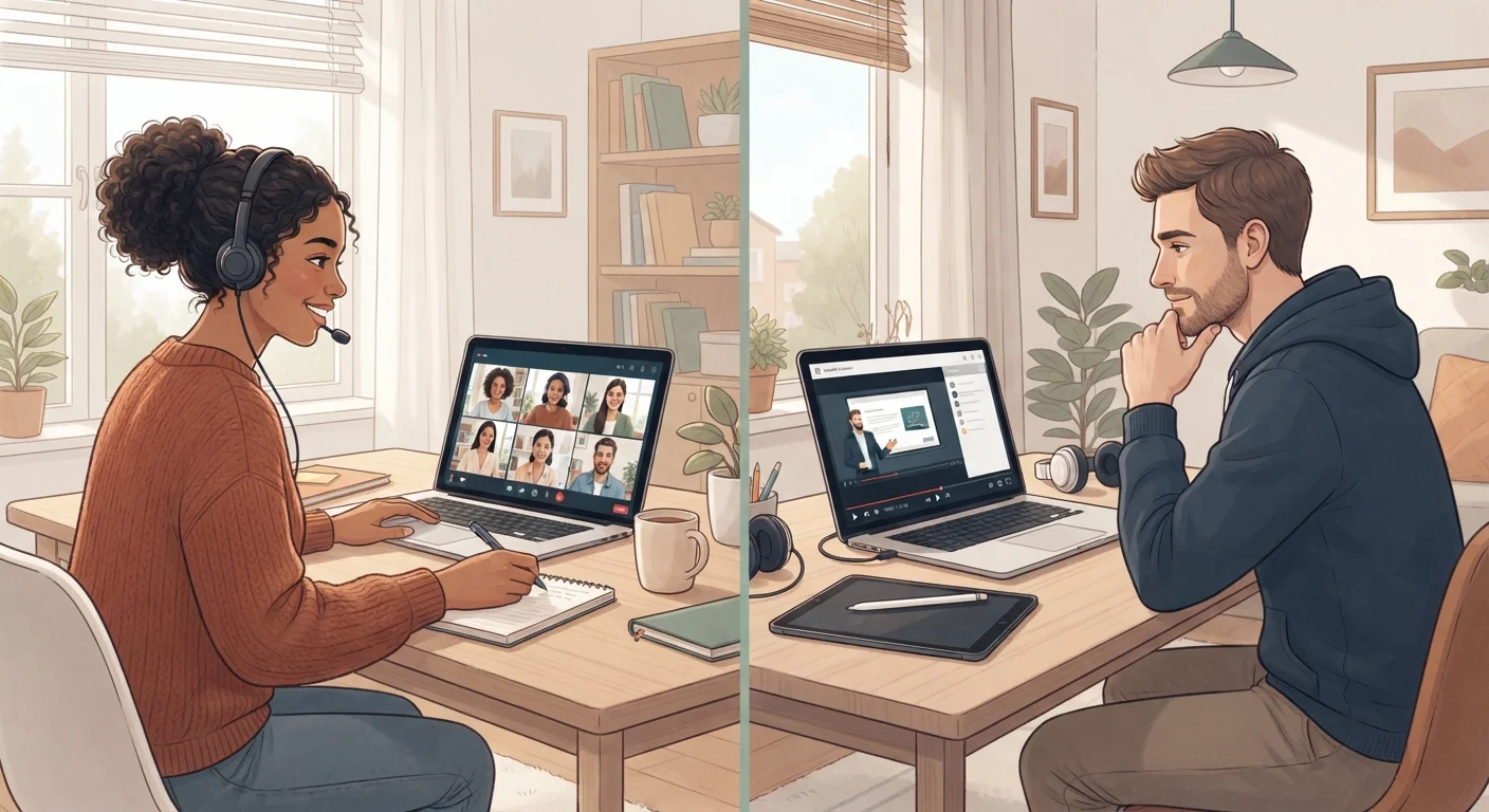 Synchronous vs. Asynchronous Online Learning