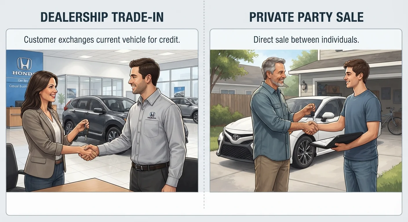 Trade-In or Private Sale: The Honest Comparison