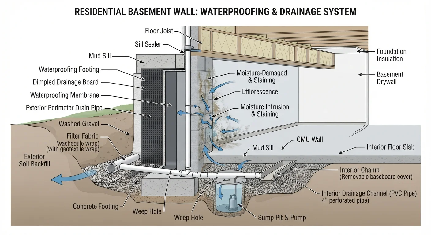 What "Waterproofing" a Basement Actually Involves - and What It Doesn't